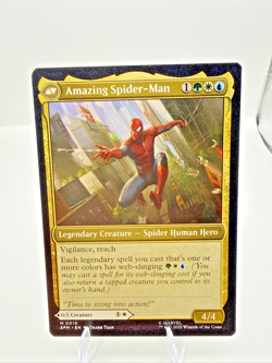 MTG Peter Parker Amazing Spider-Man Mythic M 0010 SPM Marvel's Spider-Man NM - Image 1