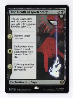 The Death of Gwen Stacy (Foil) 0054 (R) MTG Marvel's Spider-Man (SPM) - Image 1
