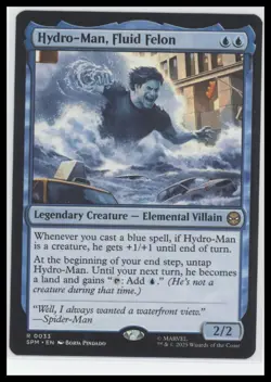MTG Hydro-Man Fluid Felon Regular Rare Marvel Spider-Man 2025 - Image 1