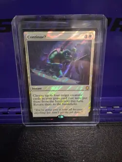 Magic the Gathering - ContinueU SURGE FOIL - #0007 - RARE - TMNT - Mint - Image 1