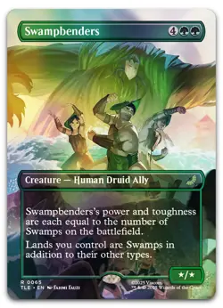 Swampbenders (Borderless) #65 (Foil) (NM) TLE Magic MTG - Image 1