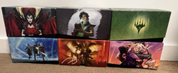 MTG LOT 6 EMPTY FAT PACK / BUNDLE BOXES MAGIC THE GATHERING - USED - Image 1