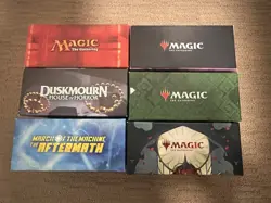 MTG LOT 6 EMPTY FAT PACK / BUNDLE BOXES MAGIC THE GATHERING - USED - Image 2