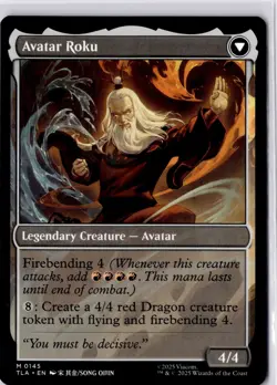 The Legend of Roku Avatar: The Last Airbender Regular NM M 0145 - Image 2