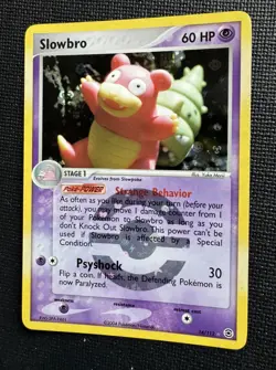 Slowbro 14/112 Reverse Holo EX FireRed LeafGreen Pokemon Card Yuka Morii NM - Image 4