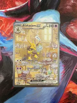 Pokemon Alakazam ex 201/165 Ultra Rare Full Art – Scarlet & Violet 151 - Image 1