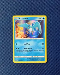 POKEMON CARD ARTICUNO 036/195 Silver Tempest Rare Holo - Image 1