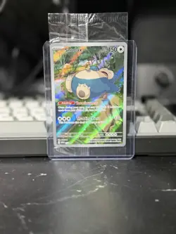 Snorlax Illustration Promo Sealed Pokemon 151 Pokemon Center Stamped 051 - Image 1