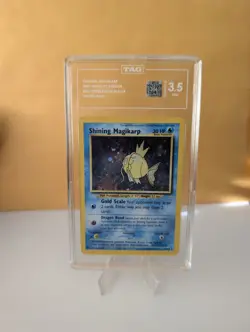 Pokemon Shining Magikarp Neo Revelation 66/64 Secret Rare Holo TAG 3.5 - Image 1