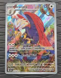 Braviary 214/191 Illustration Rare Surging Sparks Pokemon NM - Image 2