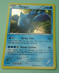Pokemon Card Black Star Promo - 2015 Kyogre XY51 Trading Card TCG - Image 1