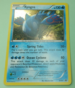 Pokemon Card Black Star Promo - 2015 Kyogre XY51 Trading Card TCG - Image 3