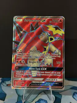 Turtonator GX 131/145 Full Art Ultra Rare Pokemon TCG Guardians Rising Near Mint - Image 1