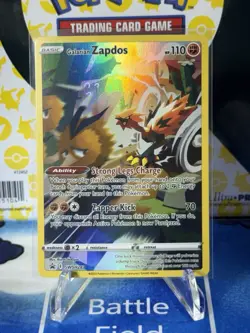 Pokemon Galarian Zapdos Black Star Promo Crown Zenith SWSH283 MINT-NM 2023 TCG - Image 3