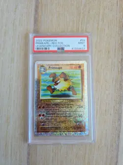 2002 Pokemon Legendary Collection Reverse Foil #59 Primeape PSA 9 MINT - Image 1