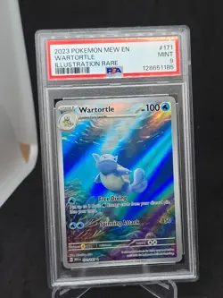 2023 Pokemon 151 Blastoise Squirtle Wartortle 171 171 200 PSA 8 9 - Image 4