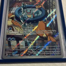 Pokemon Squirtle Illustration Rare 148/142 Sv07 Stellar Crown Holo English 2024 - Image 3