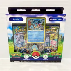 Pokemon Go Squirtle Pin Collection - Pokemon TCG - Sealed Box - Image 1
