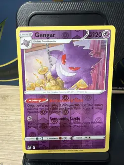 Pokemon TCG Gengar 066/196 Lost Origin Reverse Holo Rare Near Mint - Image 1