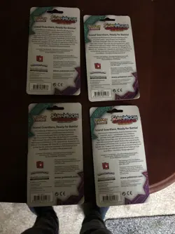 Pokemon Sun & Moon Guardians Rising Blister Lurantis Tsareena Artwork Set 4 Pack - Image 5