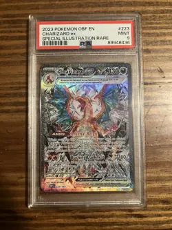 Pokemon Charizard EX Obsidian Flames Special Illustration Rare PSA 9 Holo - Image 1
