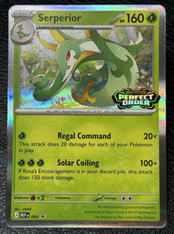 Serperior MEP 064 Prerelease Stamped Promo - Pokemon TCG: Perfect Order - NM - Image 1