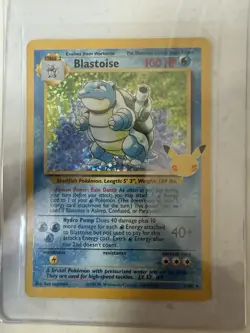 Blastoise 2/102 Base Set Holo Rare Stage 2 Shellfish Pokemon TCG English - Image 1