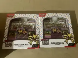 Pokemon 151 Scarlet & Violet Alakazam ex Collection Box TCG Sealed-Lot of 2 - Image 1