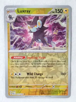 Luxray #071/193 Paldea Evolved 2023 Reverse Holo Pokemon TCG - Image 1