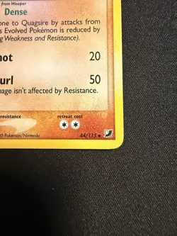 Quagsire Reverse Holo Stamped Unseen Forces 44/115 Pokemon TCG - Image 4