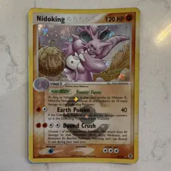 Pokemon Nidoking EX FireRed & LeafGreen 8/112 Holo Rare - Image 1