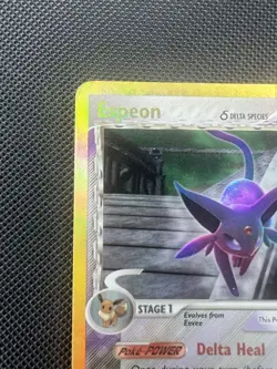 Pokemon Espeon 4/113 ex Delta Species Reverse Holo Stamped - Image 2