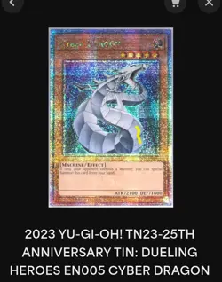 PSA MINT 10 Cyber Dragon TN23-EN005 Quarter Century Secret Rare YU-GI-OH! - Image 5