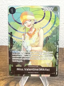Miss.Valentine Mikita Dash Pack Promo OP14-087 One Piece TCG English FREE SHIP - Image 1