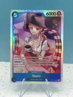 One Piece CCG A Fist Of Divine Speed Nami OP11-054 Super Rare - Image 1