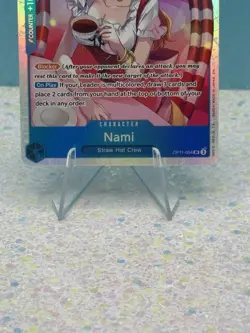 One Piece CCG A Fist Of Divine Speed Nami OP11-054 Super Rare - Image 3