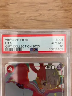 2023 One Piece Gift Collection Uta OP01-005 English Promo PSA 10 - Image 3