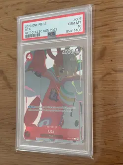 2023 One Piece Gift Collection Uta OP01-005 English Promo PSA 10 - Image 5