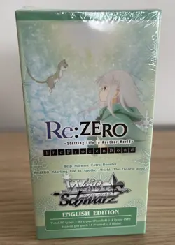 Weis Schwarz ENGLISH Re:Zero The Frozen Bond Booster Box FACTORY SEALED NEW - Image 1