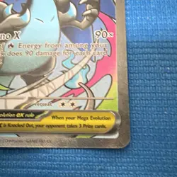 Pokemon Mega Charizard X EX Promo Holo 360 HP Me: Mega Evolution 023 Card - Image 3