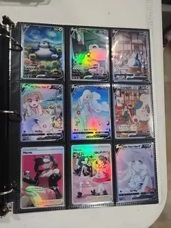 Lot of 30 Custom holo fanart mixed V Pokemon Trading Card Sleeved & Top Loaded! - Image 3