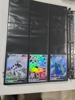 Lot of 30 Custom holo fanart mixed V Pokemon Trading Card Sleeved & Top Loaded! - Image 4