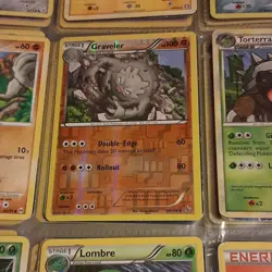 Pokemon TCG Card Lot, Diamond & Pearl, Geodude, Graveler, Torterra - Image 2