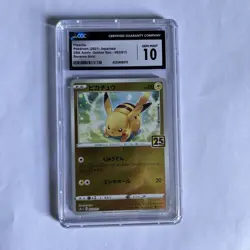 CGC 10 Pikachu 003/015 25th Anniversary Golden Box s8a Japanese Pokemon Card - Image 1