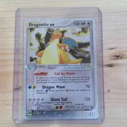 Dragonite ex 150 HP Ultra Rare Holo EX Dragon 90/97 Pokemon TCG English Card - Image 1