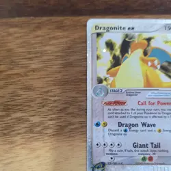 Dragonite ex 150 HP Ultra Rare Holo EX Dragon 90/97 Pokemon TCG English Card - Image 3