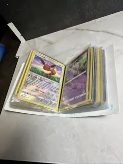 Pokemon Card Book Charizard Pikachu Evee Lot - Image 3