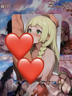 Matte Beautiful Waifu Handmade Card Goddess Story CCG Anime Double Sided - Image 1