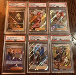 6 CARD Pokemon Trainer Lot - Boss's Orders Cynthia Sonia Serena PSA + MORE - Image 1