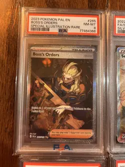 6 CARD Pokemon Trainer Lot - Boss's Orders Cynthia Sonia Serena PSA + MORE - Image 2